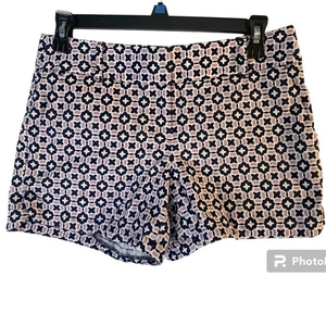 LOFT‎ The Riviera Shorts Size 0  Lilac and Blue